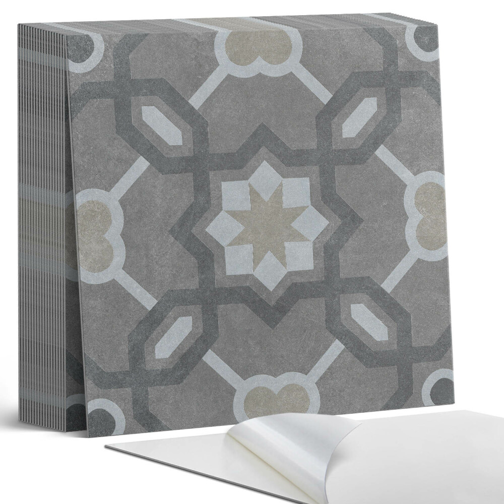 Plăcile de vinil Model de țiglă în stil geometric