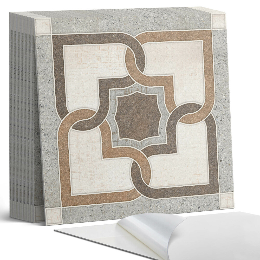 Plăci de vinil autoadezive Model cu plăci într-un stil geometric