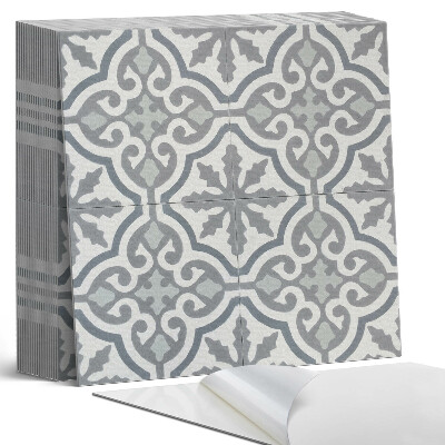 Plăcile de vinil Model mozaic cu detalii decorative