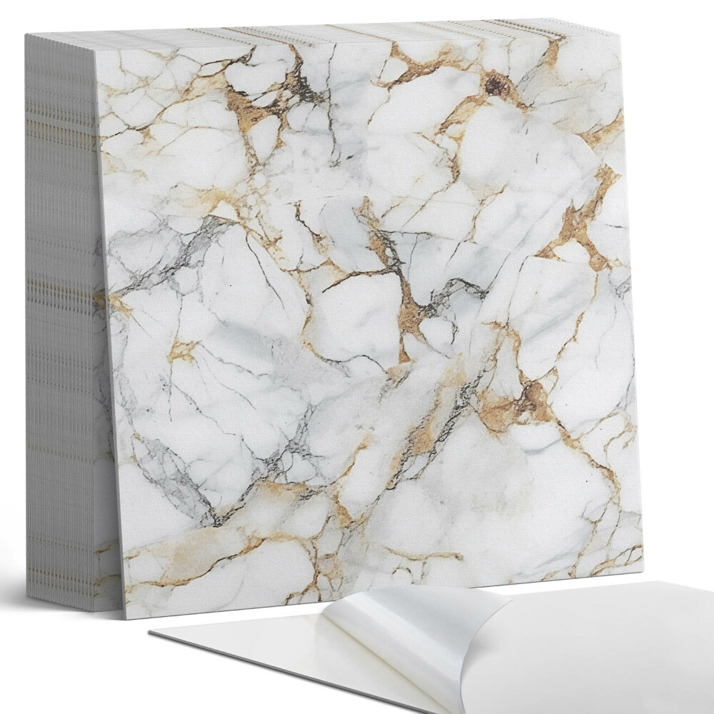 Plăci de vinil autoadezive Motiv de marmură într-un stil elegant