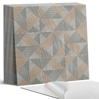 Plăcile de vinil Motiv geometric triunghiular