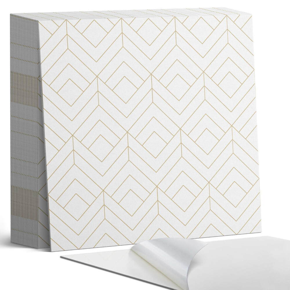 Plăci de vinil autoadezive Model de romb în stil geometric