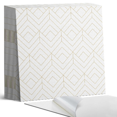 Plăci de vinil autoadezive Model de romb în stil geometric