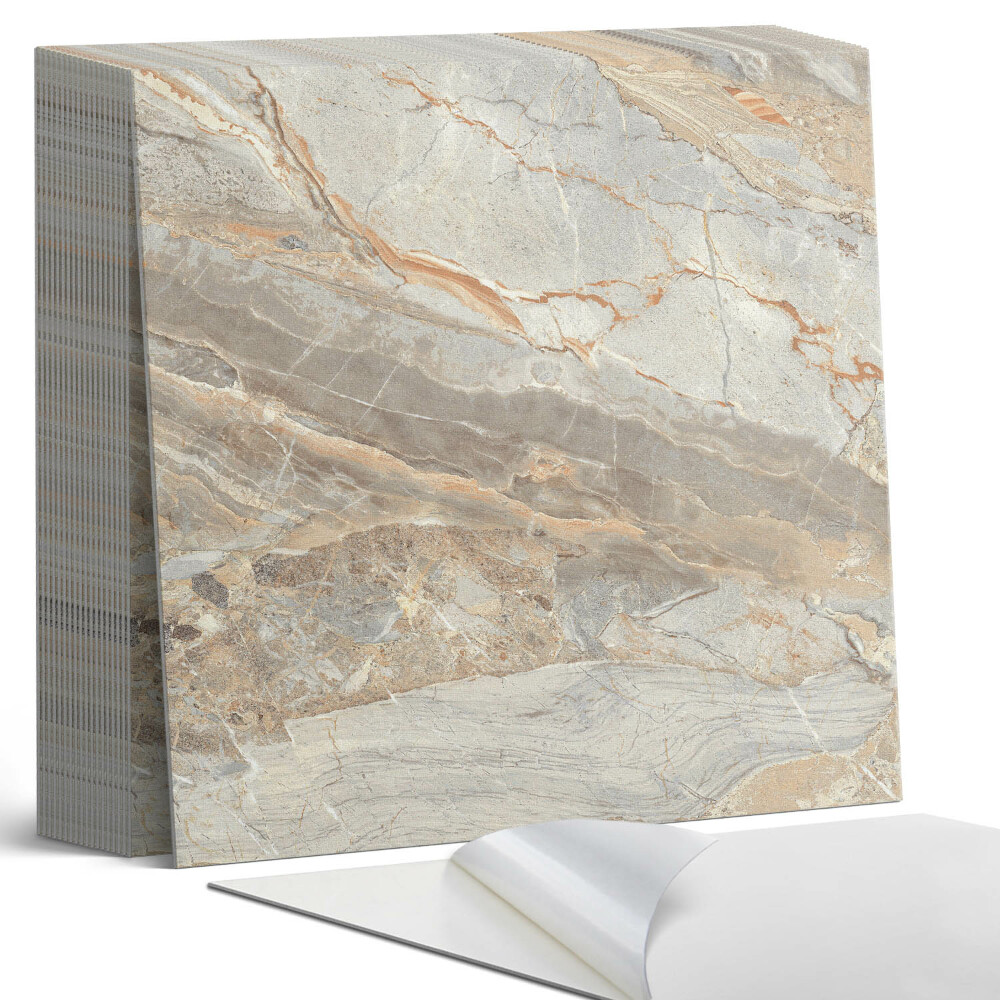 Plăci de vinil autoadezive Structură de marmură cu vene delicate