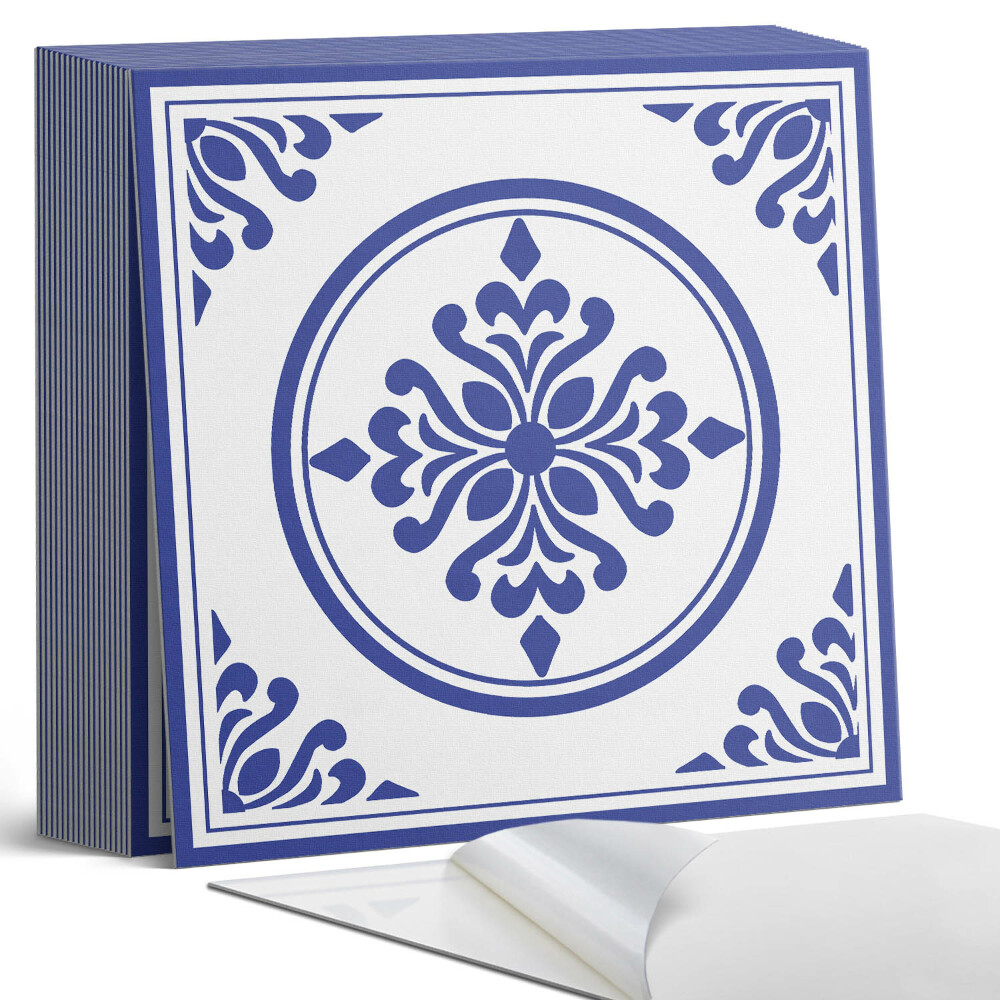 Plăci de vinil autoadezive Motiv rotund cu accente florale