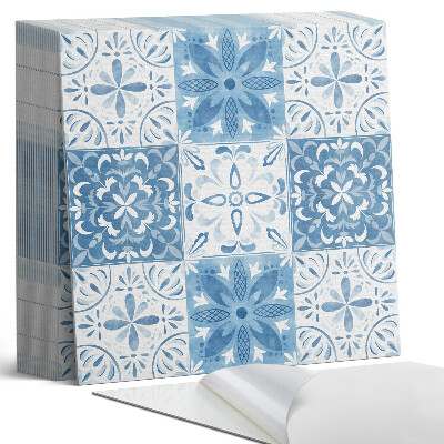 Plăcile de vinil Plăci florale într-un aranjament armonios