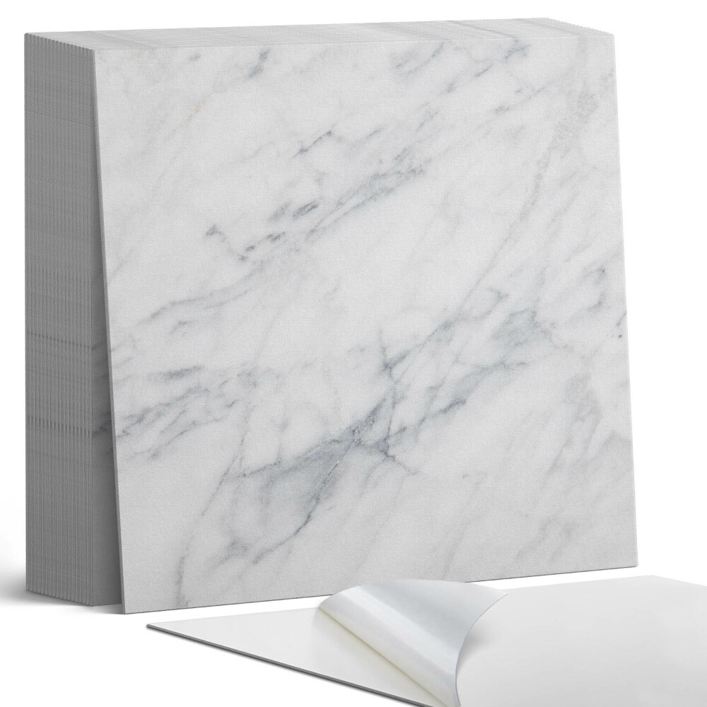 Plăcile de vinil Compoziție de marmură cu vene delicate