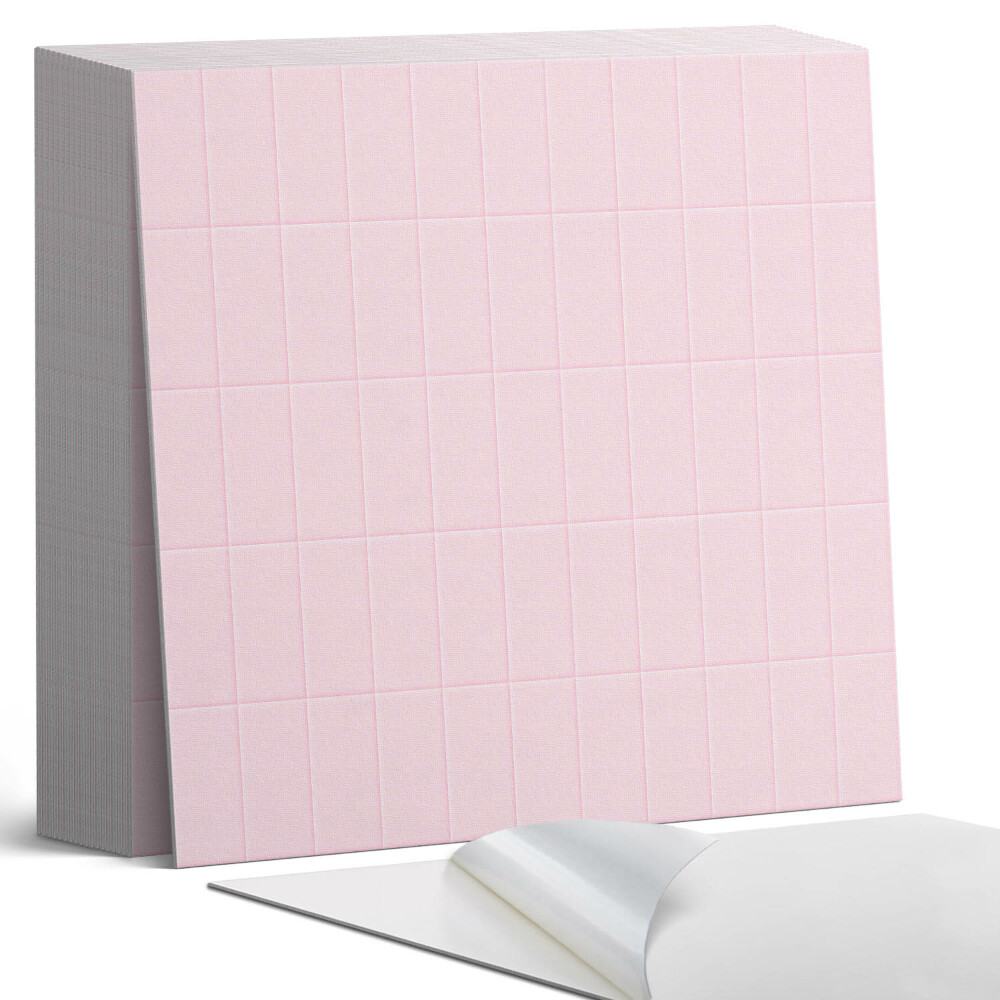 Plăci din PVC autoadezive Dale netede într-o grilă