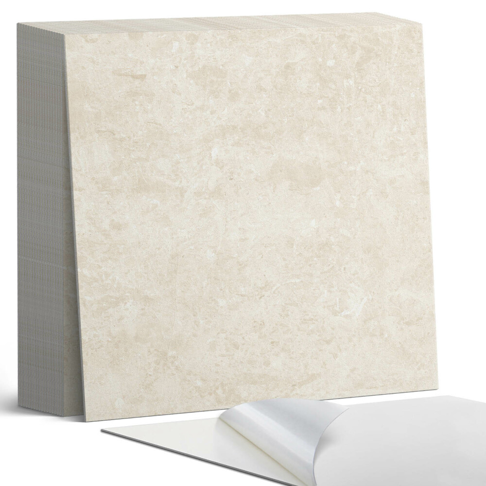 Plăci din PVC autoadezive Piatră deschisă în stil natural