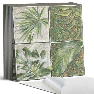 Plăci de vinil autoadezive Model cu frunze pe plăci