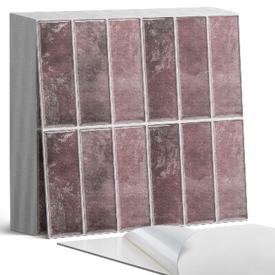 Plăcile de vinil Dungi verticale mozaic