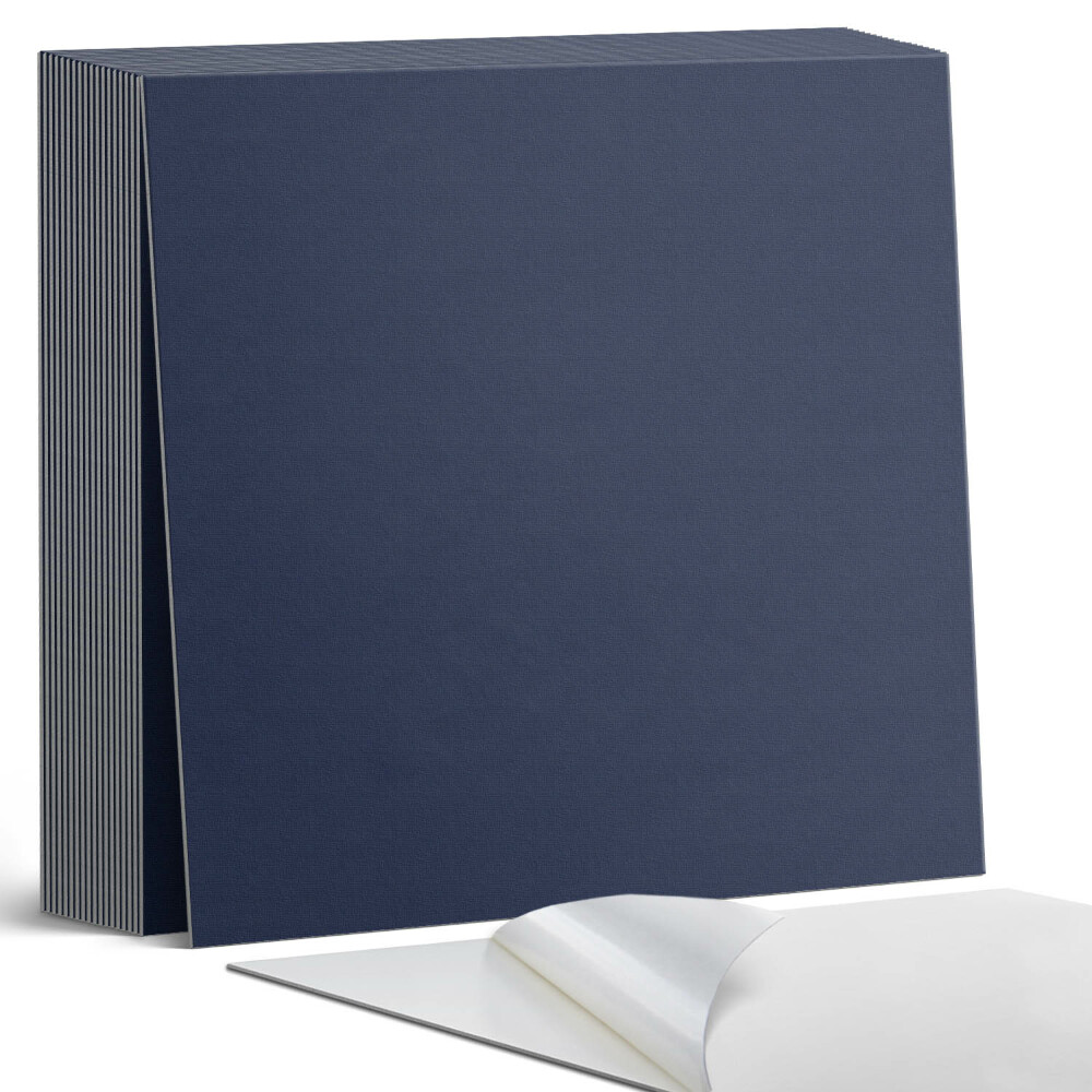 Plăci de vinil autoadezive Albastru marin închis