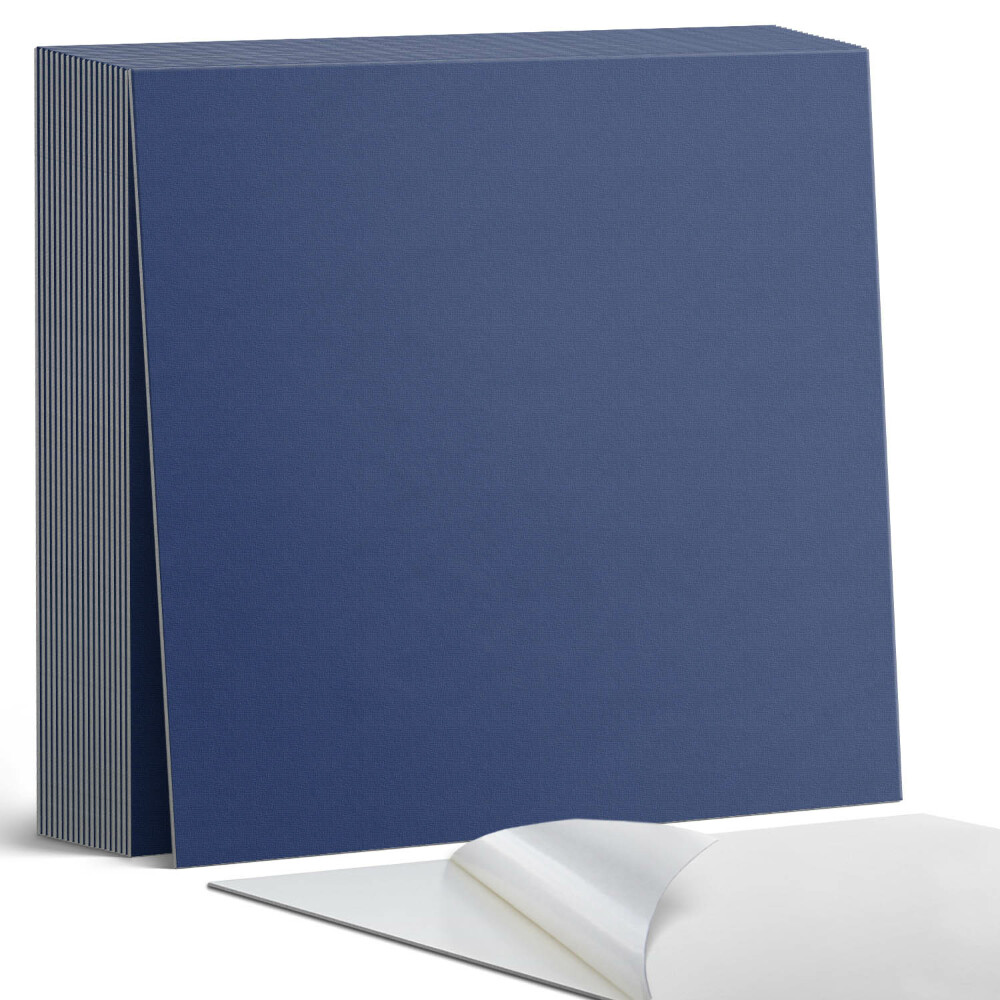 Plăci din PVC autoadezive Motiv grafic albastru marin