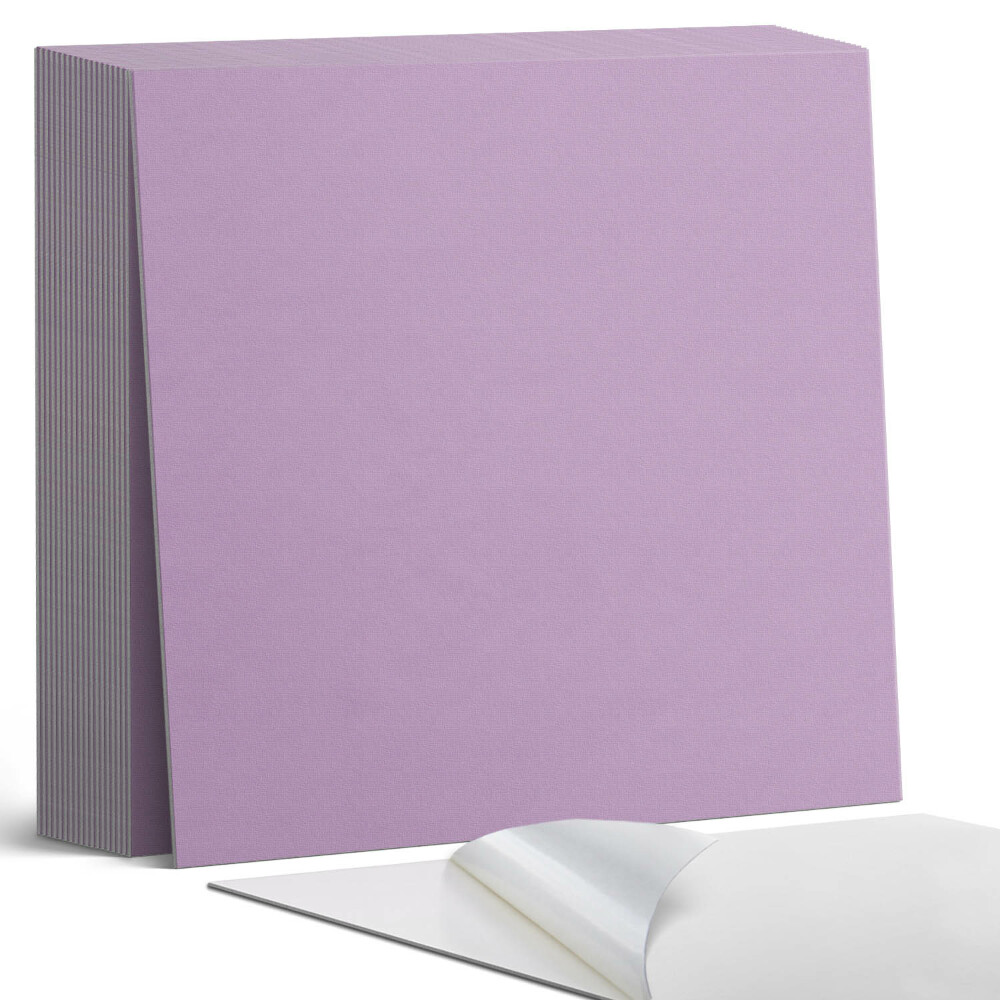 Plăci din PVC autoadezive Charm violet deschis