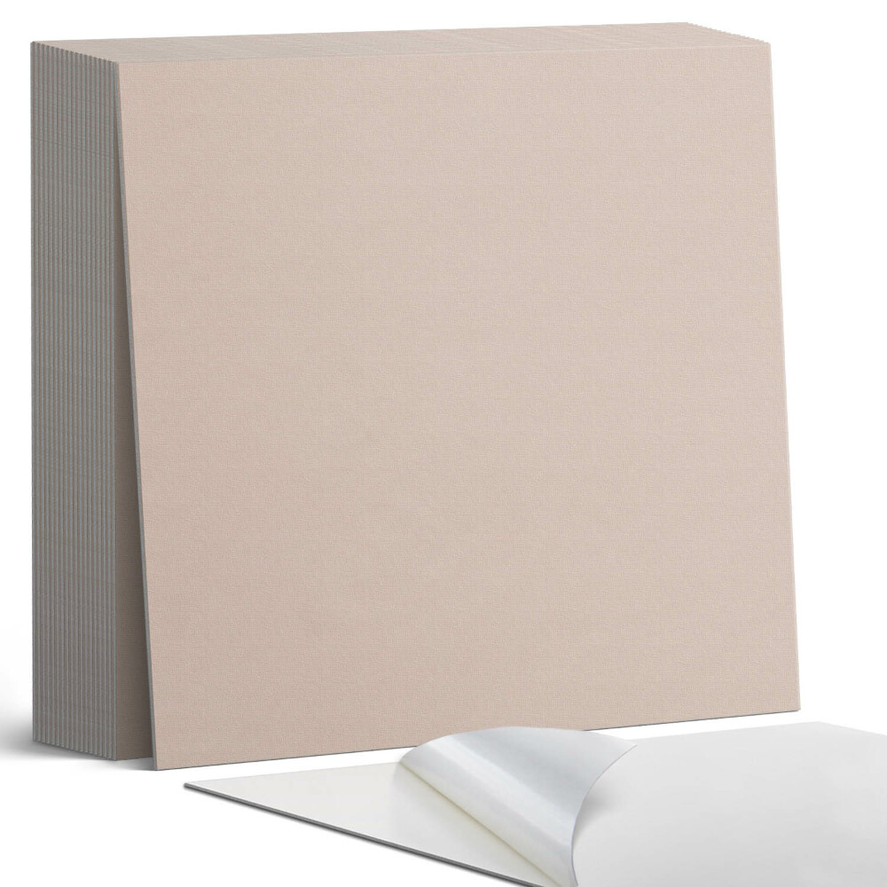 Plăci de vinil autoadezive Maro deschis al naturii