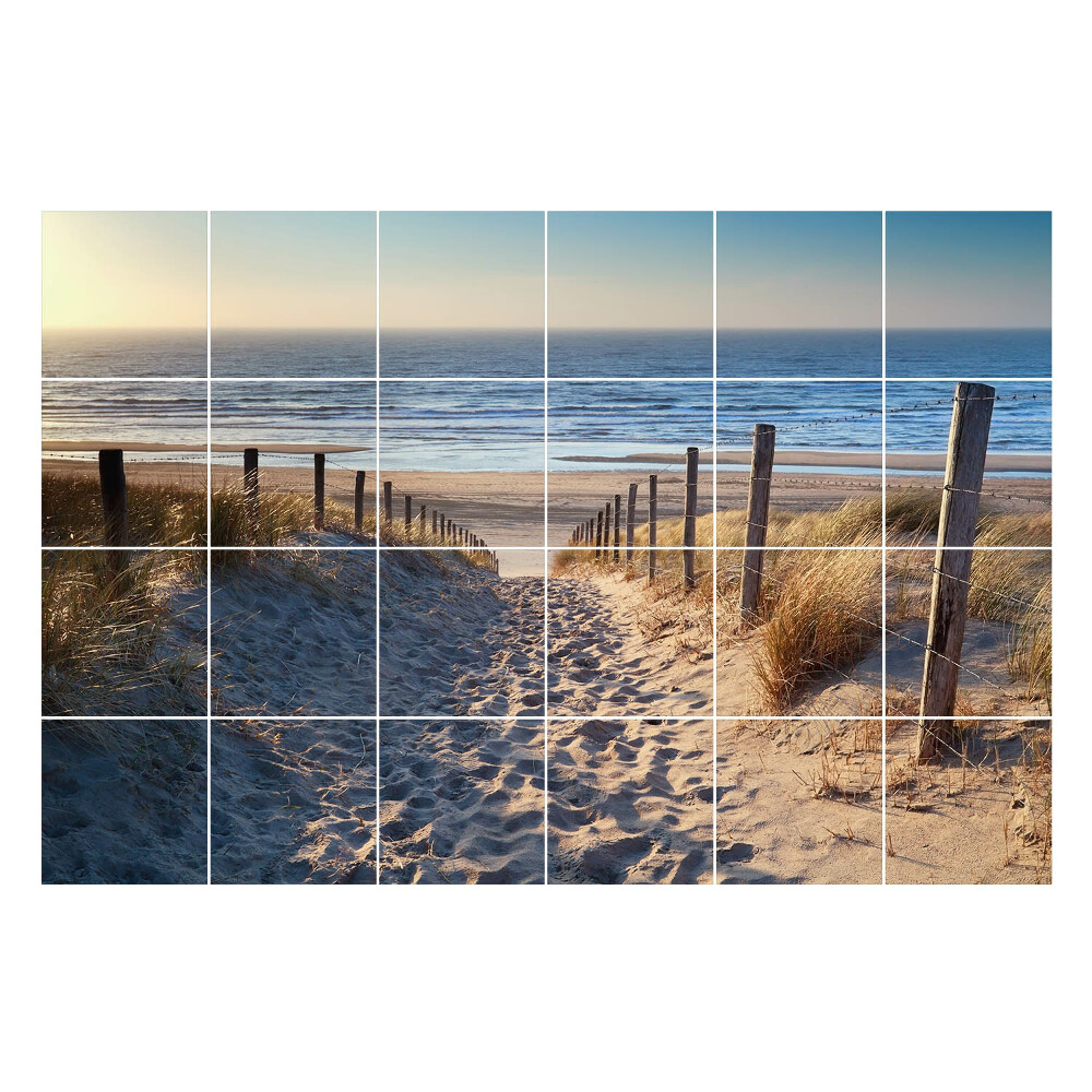 Autocolante gresie si faianta Calea spre plajă