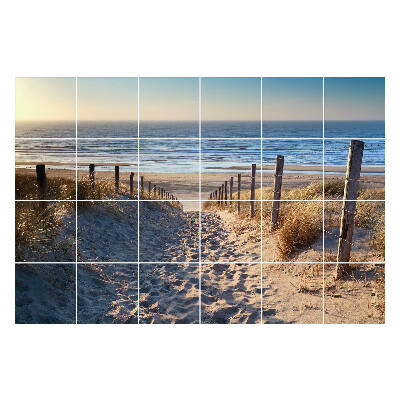 Autocolante gresie si faianta Calea spre plajă