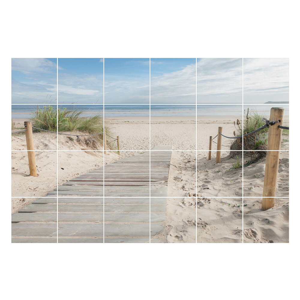 Autocolante gresie Calea spre plajă