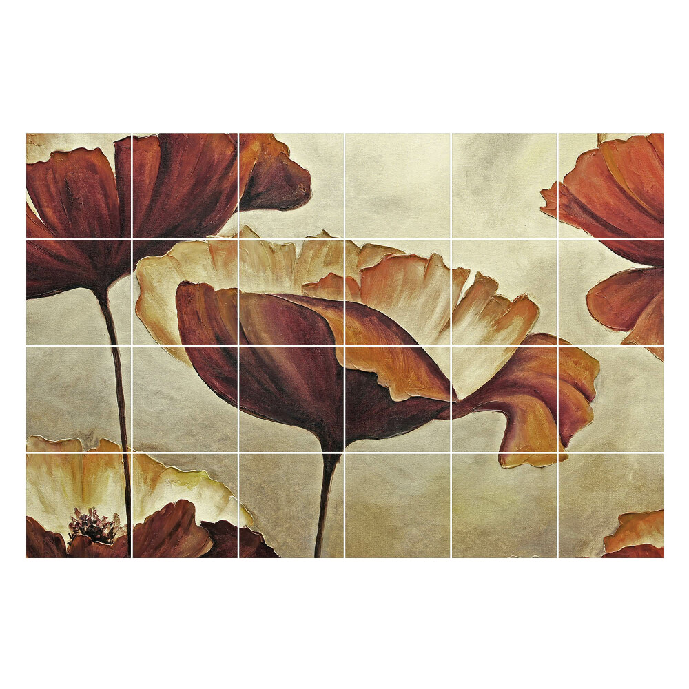 Autocolante gresie Compoziții florale artistice