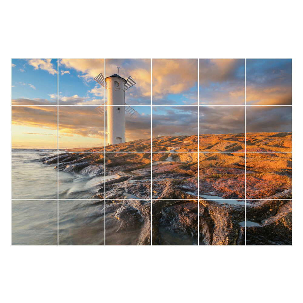 Autocolante gresie si faianta Farul de pe țărm