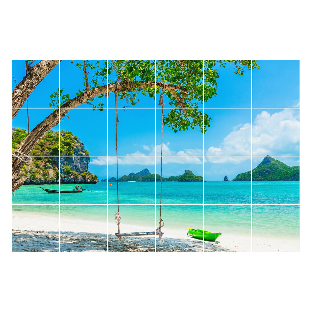 Autocolante gresie si faianta Leagănă-te lângă mare