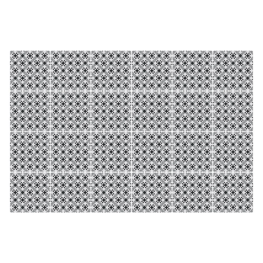 Autocolante pentru gresie Simetrii geometrice