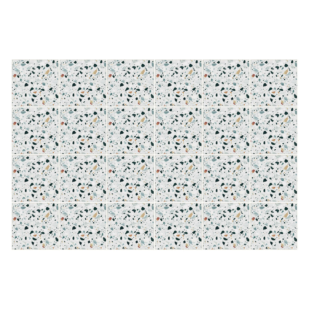 Autocolante gresie Forme și pete abstracte