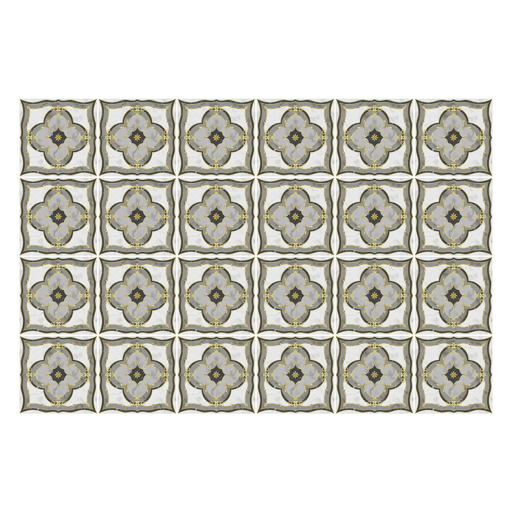 Autocolante pentru gresie Ornamente într-o grilă