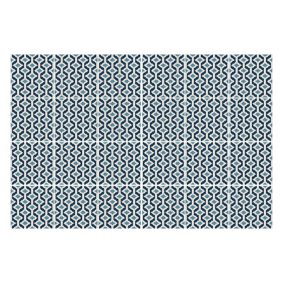 Autocolante pentru gresie Figuri geometrice într-o grilă