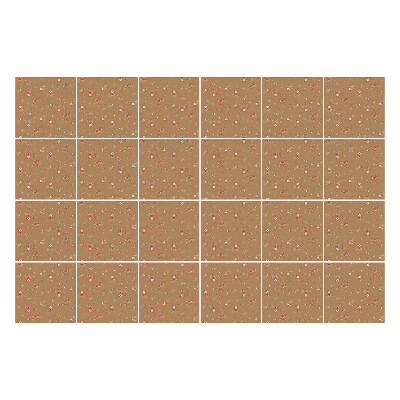 Autocolante pentru gresie Motiv floral în fundal