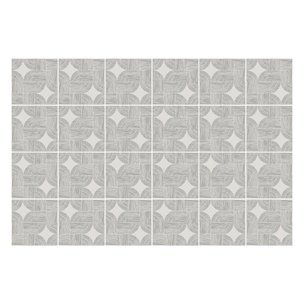 Autocolante gresie si faianta Arcuri încrucișate într-o grilă