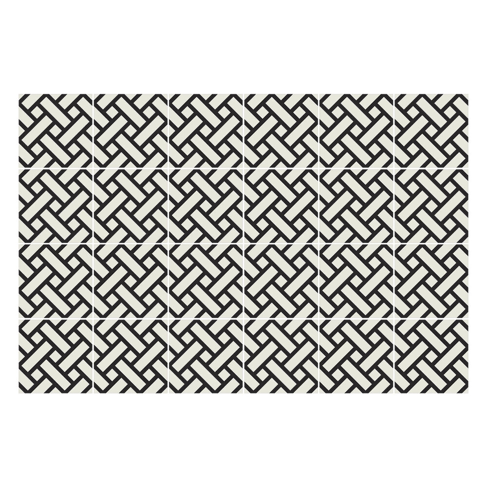 Autocolante gresie Țesături geometrice