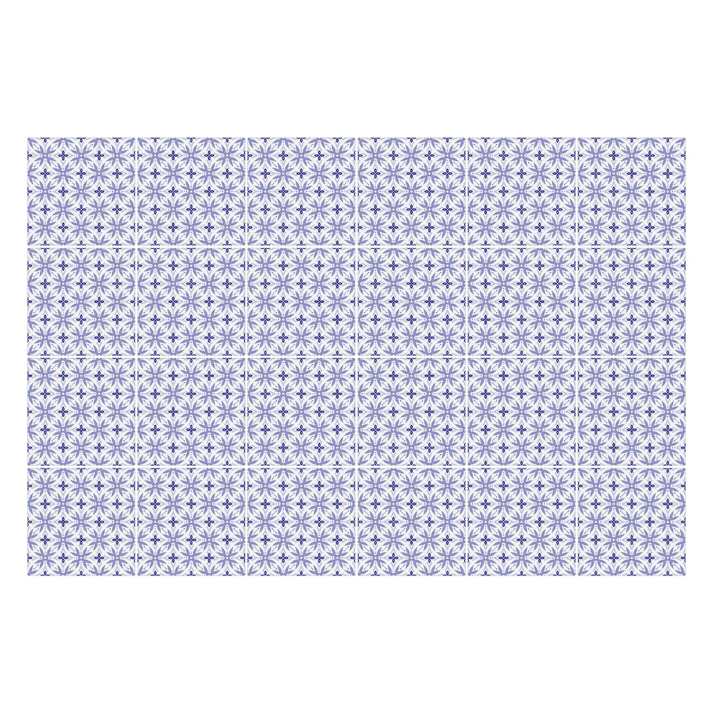 Autocolante pentru gresie Motive florale delicate