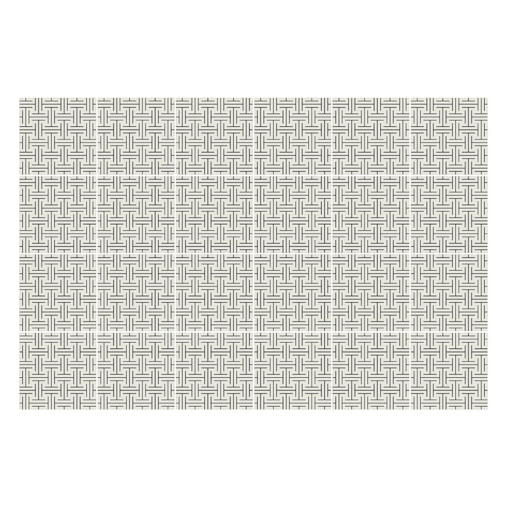 Autocolante pentru gresie Împletitură de dreptunghiuri