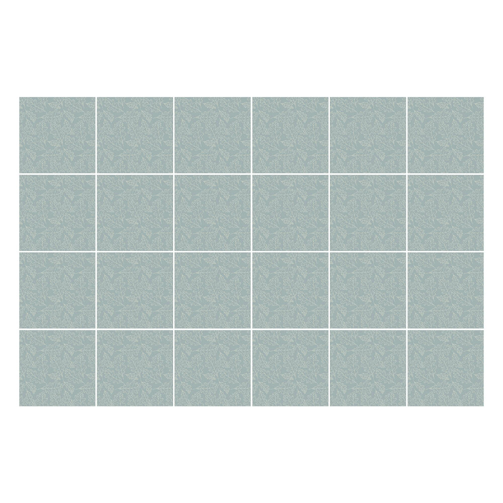 Autocolante pentru gresie Frunze delicate în fundal