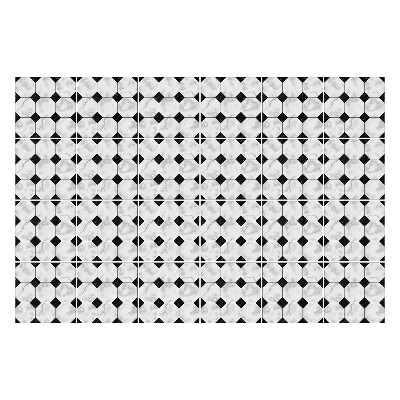 Autocolante gresie si faianta Hexagoane într-o grilă