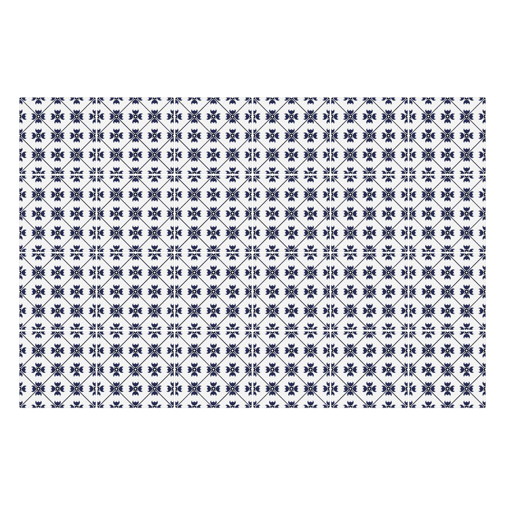 Autocolante pentru gresie Motiv vegetal clasic