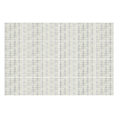 Autocolante gresie Frunze delicate în rânduri