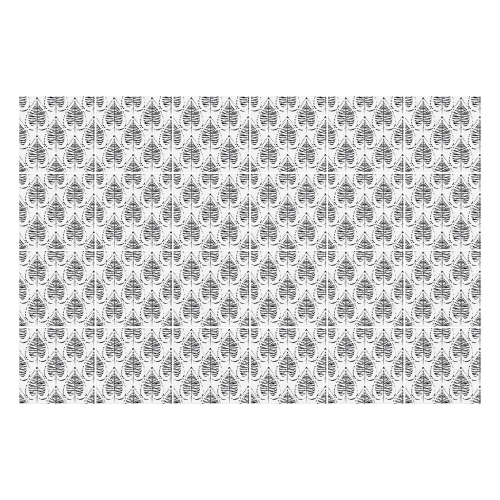 Autocolante gresie si faianta Motiv cu forme de frunze