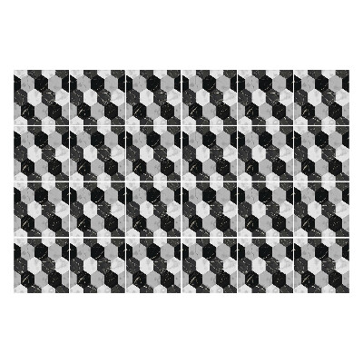 Autocolante gresie Hexagone geometrice