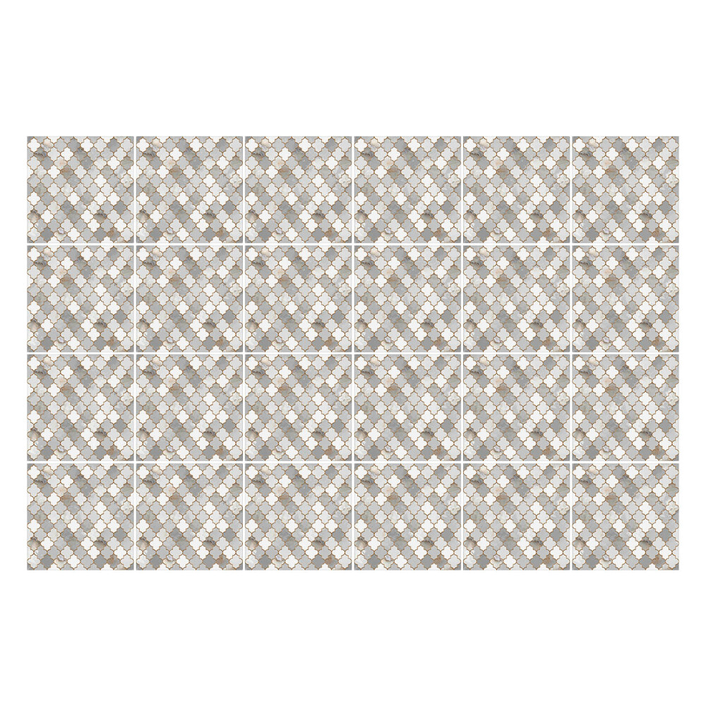 Autocolante gresie si faianta Romburi geometrice într-o grilă