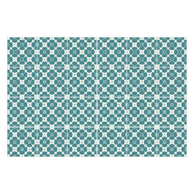 Autocolante gresie Flori geometrice într-o plasă