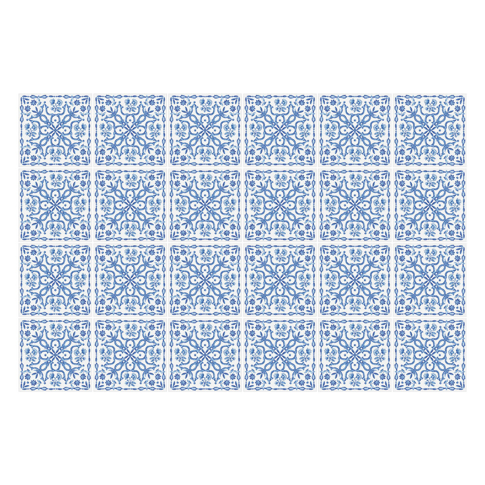 Autocolante gresie si faianta Plăci albastre