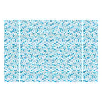 Autocolante gresie Valuri în ritmul armoniei