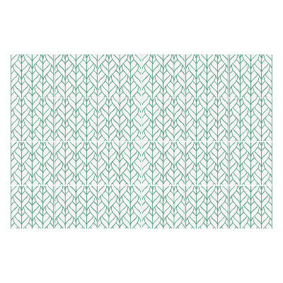 Autocolante gresie si faianta Frunze într-un aranjament regulat