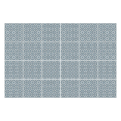 Autocolante pentru gresie Motive florale delicate