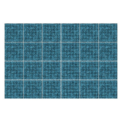 Autocolante pentru gresie Linii geometrice într-o grilă