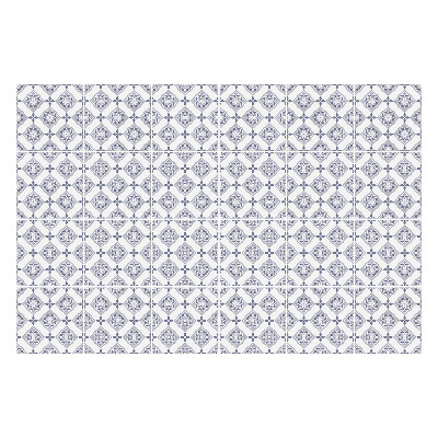 Autocolante pentru gresie Romburi simetrice cu detalii