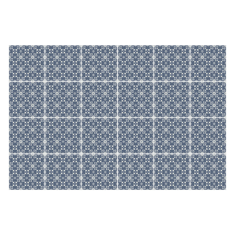 Autocolante gresie Motiv floral cu detalii