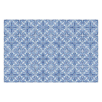 Autocolante pentru gresie Ornamente florale în stil clasic